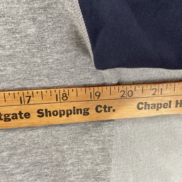 BYLT Basics T-Shirt men's Medium Drop Cut Lux Short Sleeve Blue Gray Colorblock - Picture 8 of 10